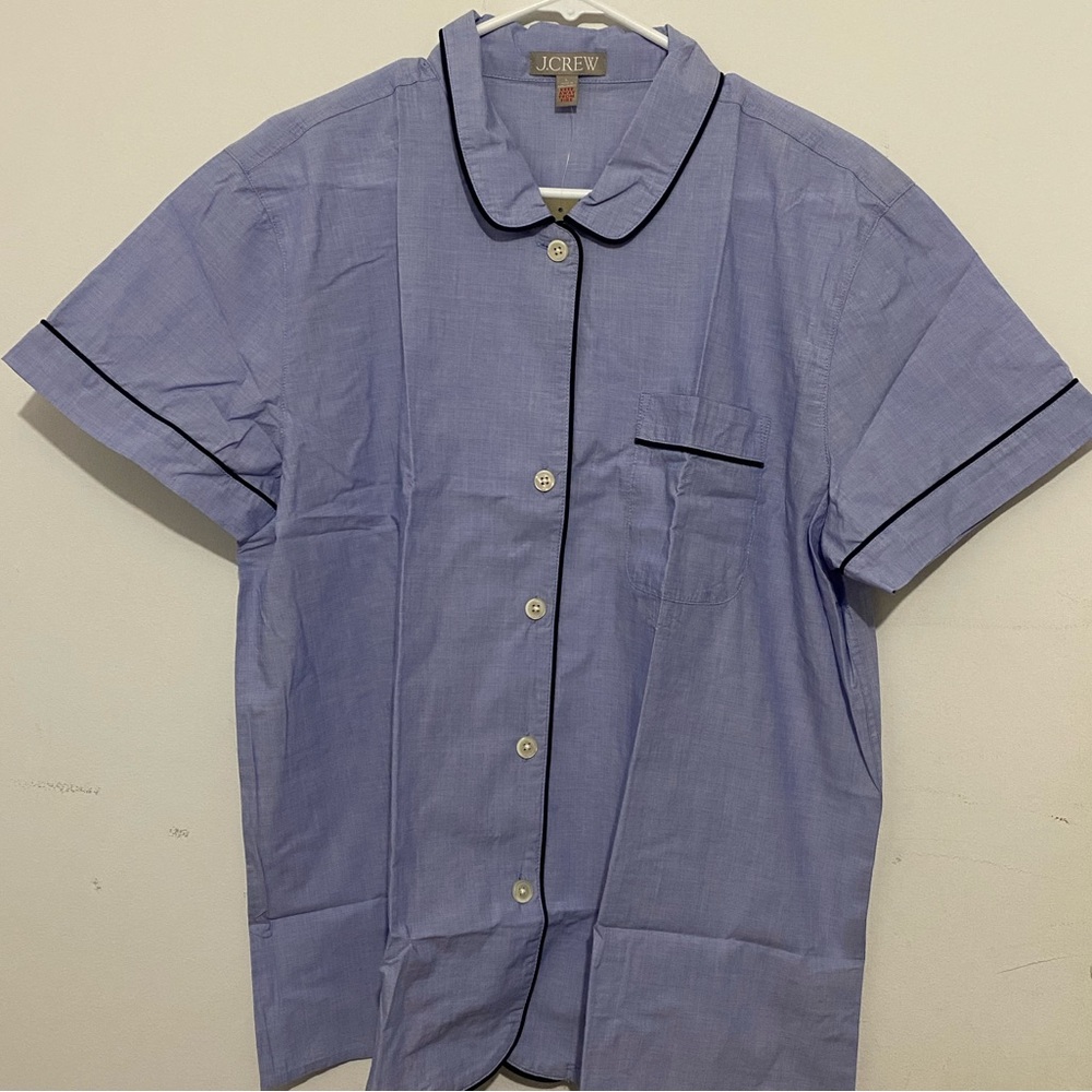 NWT J.Crew End On End Pajama Top Size L - Picture 4 of 6